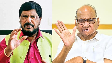 Ramdas Athawale and Sharad Pawar