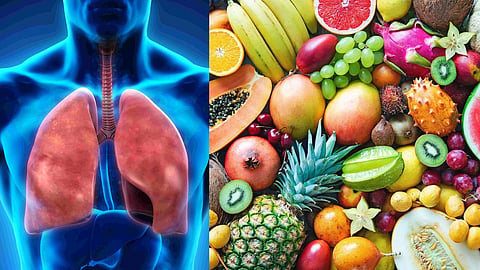 Fruits are healthy for lungs