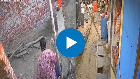 भयंकर! शेजाऱ्याचा ९ महिन्यांच्या बाळावर कुऱ्हाडीने वार; आईने वाचवला मुलाचा जीव, घटना कॅमेऱ्यात कैद