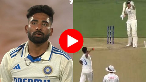 Mohammed Siraj: सिराज तापला ना राव! रागात लाबुशेनच्या दिशेने बॉल मारुन फेकला; पाहा VIDEO