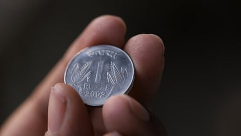 one rupees coin