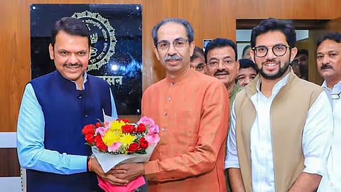 Uddhav Thackeray And Devendra Fadnavis Meeting