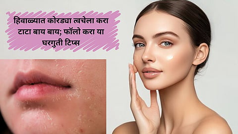 हिवाळ्यात कोरड्या त्वचेला करा आता टाटा बाय बाय; फॉलो करा या घरगुती टिप्स