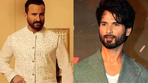 Shahid kapoor on saif ali khan