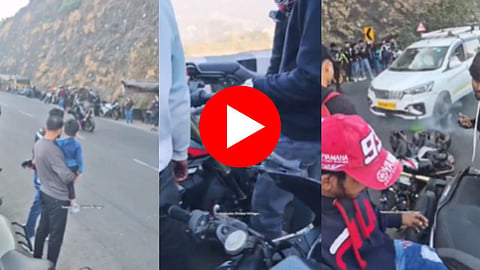 Viral Video: मुंबई-पुणे हायवेवर तरुणाचा जीवघेणा बाईकस्टंट, बोरघाटातला काळजाचा ठोका चुकवणारा व्हिडीओ