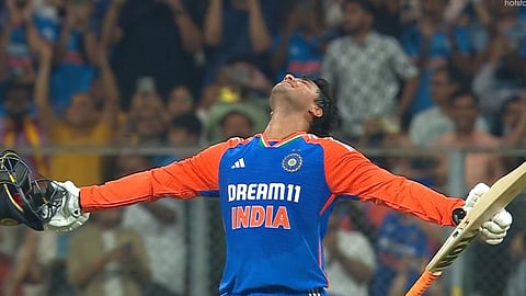 Abhishek Sharma: वानखेडेवर शर्मा चमकला! तुफान फटकेबाजीसह झळकावलं दुसरं शतक; रोहितचा विक्रम थोडक्यात हुकला