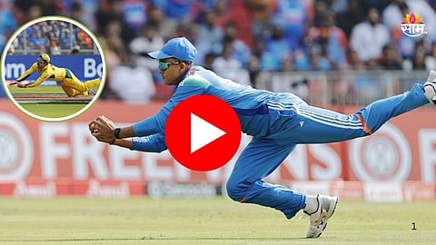 Yashasvi Jaiswal Catch: यशस्वी जयस्वालने पकडला हुबेहूब ट्रेविस हेड सारखाच कॅच; रोहितला धक्काच बसला -VIDEO