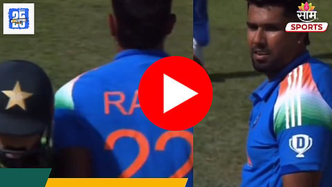 IND vs PAK: लाईव्ह सामन्यात तुफान राडा! रिझवान अन् राणाजी भिडले; पाहा VIDEO