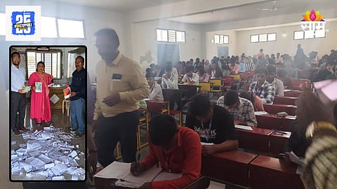 Chhatrapati Sambhajinagar: बारावीच्या शेवटच्या पेपरला कॉपीचा पाऊस, परीक्षा केंद्रावर कॉप्यांचा खच; पाहा VIDEO