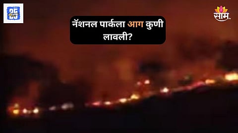 Mumbai News: तळीरामांचा उपद्रव! होळी साजरी करताना नॅशलन पार्कला लावली आग, अर्धा हेक्टर जंगल जळून खाक