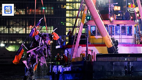 Helicopter Crash: अमेरिकेत हेलिकॉप्टर नदीत कोसळले, ३ मुलांसह ६ जणांचा मृत्यू; पाहा अपघाताचा थरारक VIDEO