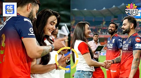 Preity Zinta Virat Kohli