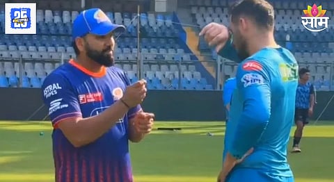 Rohit Sharma's lesson to Abdul Samad