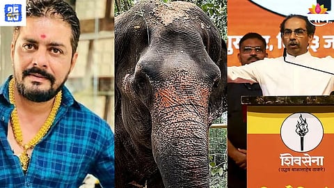 Hindustani bhau and Madhuri elephant news
