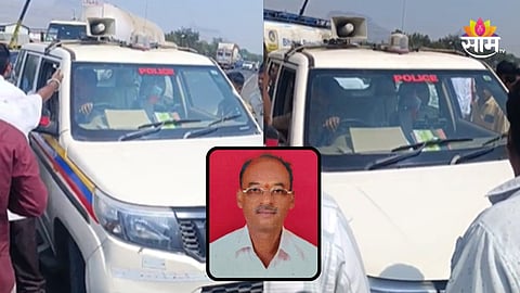 Accident: मुंबई-आग्रा महामार्गावर अपघाताचा थरार, पोलिसांच्या वाहनानं व्यावसायिकाला चिरडलं; जागीच सोडले प्राण