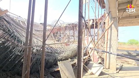 Jalgaon: साईबाबा मंदिराच्या भक्तनिवासाचा स्लॅब कोसळला, ७ जण गंभीर जखमी