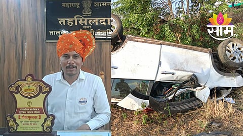 beed road accident