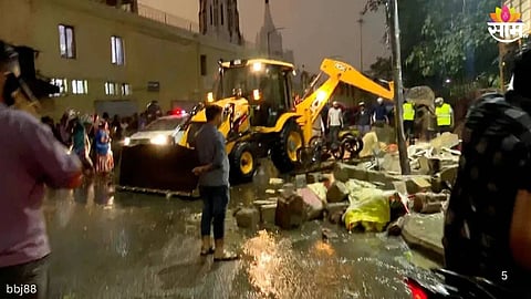 Bengaluru Rain Wall Collapsed: