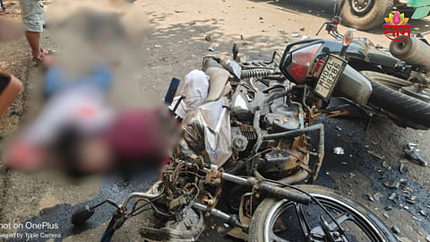 Accident: पालघरमध्ये अपघाताचा थरार, २ दुचाकींची समोरासमोर धडक; २ जणांचा मृत्यू तर तिघे गंभीर