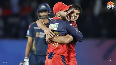 RCB vs GT: RCB नं पाचव्यांदा अंतिम फेरीत मारली धडक; क्वालिफायर सामन्यात गुजरात टायटन्सचा धुव्वा