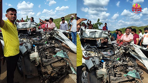 Raigad Accident: मुंबई-गोवा महामार्गावर अपघाताचा थरार, भरधाव कारची कंटेनरला धडक; आई अन् मुलीचा जागीच मृत्यू