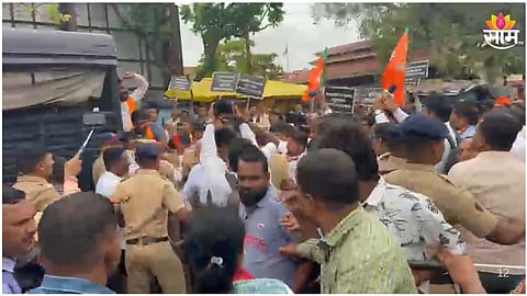 BJP MLA, Mayor and Workers Detained :