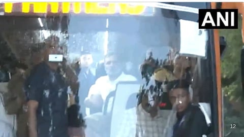 Rahul Gandhi and INDIA Alliance MPs visit Gandhi Smriti