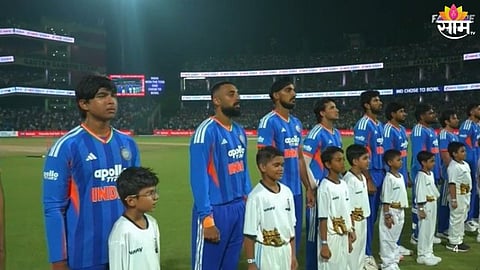 INDIA VS AFGHANISTAN 1ST T20I: VANDE MATARAM PLAYED BEFORE NATIONAL ANTHEM IN DELHI