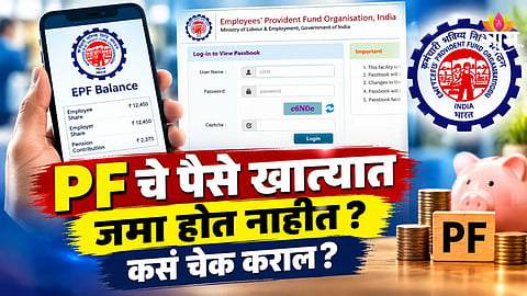 epfo update: पगारातून PF कापलं पण खात्यात जमा नाही? असं तपासा