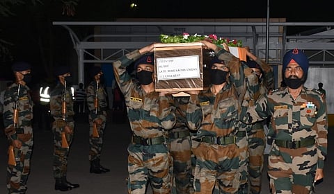 armed soldiers choose suicide.