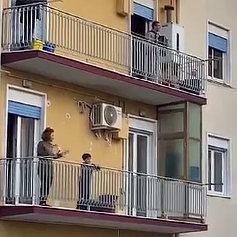 viral satya italy corona work from home entertainment