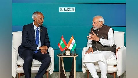 നരേന്ദ്ര മോദി, മുഹമ്മദ് മുയിസു