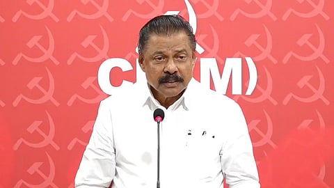 എംവി ഗോവിന്ദന്റെ വാർത്താസമ്മേളനം