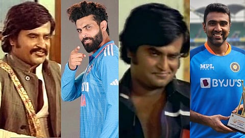 ജഡേജ, രജനികാന്ത്, അശ്വിന്