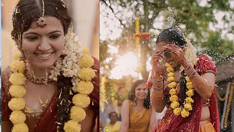 Aparna Das made Haldi celebration colorful