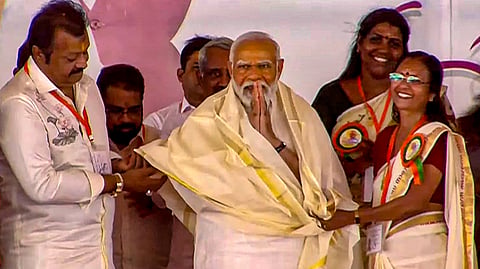 modi at kunnamkulam