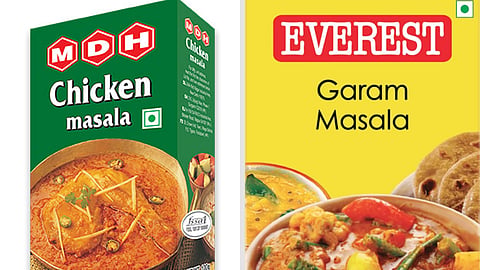 Hong Kong's food safety watchdog has banned four spice products from popular Indian brands