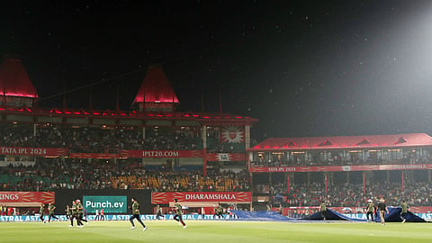 IPL 2024- Rain and hailstorms stop