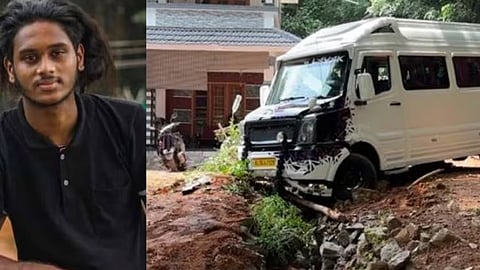 നിര്ത്തിയിട്ട ട്രാവലര് മുന്നോട്ടുവരുന്നത് കണ്ട് തടയാന് ശ്രമിക്കുന്നതിനിടെ യുവാവ് വാഹനത്തിന് അടിയില്പ്പെട്ട് മരിച്ചു