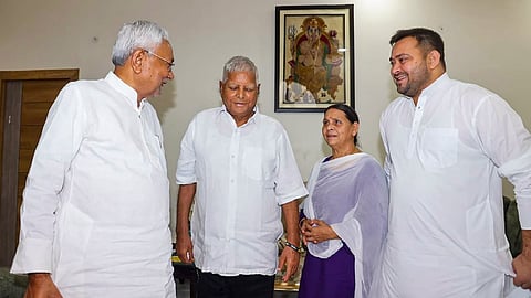 As NDA, INDIA Plan Next Move, Nitish Kumar, Tejashwi Yadav On Same Flight