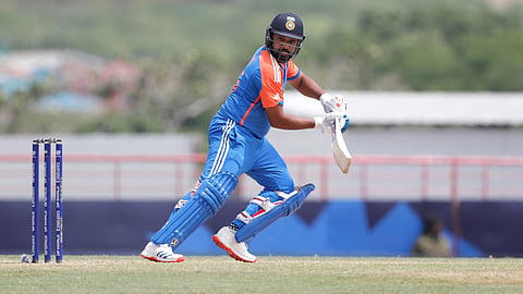 Rohit Sharma out for 92