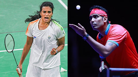 Sindhu, Sharath India's flag bearers