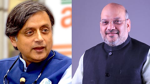 Shashi Tharoor - Amit Shah