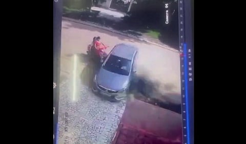 Teen's Car Stunt