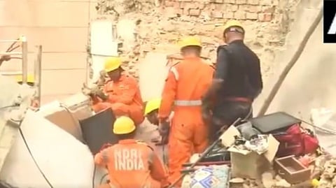 house collapsed