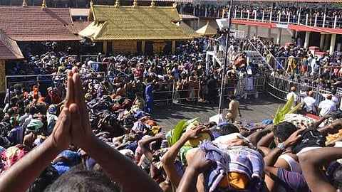 Crowd of devotees at Sabarimala; Today, 70,000 people booked online