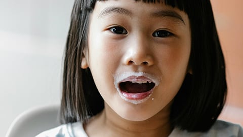 milk drinking