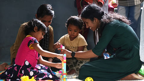 വയനാട്ടിലെ ദുരിതാശ്വാസ ക്യാമ്പില് നിന്ന്