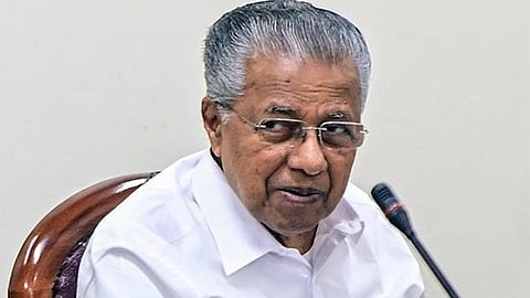 pinarayi vijayan smiles-to-questions-of-journalists-regarding-pv-anvars-statements
