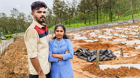 wayanad-landslide-survivor-sruthi-and- fiance injured in a car accident